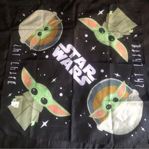 Boxlunch black Star Wars The Mandalorian The Child Bandana NWT